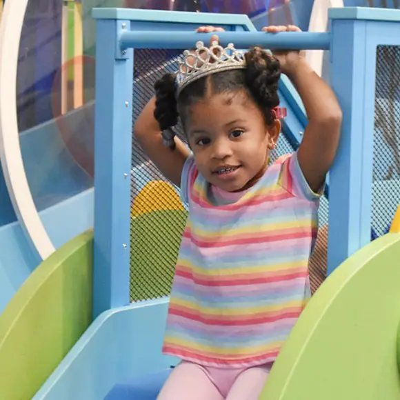 Children exploring an exhibit space at Port Discovery Children's Museum.