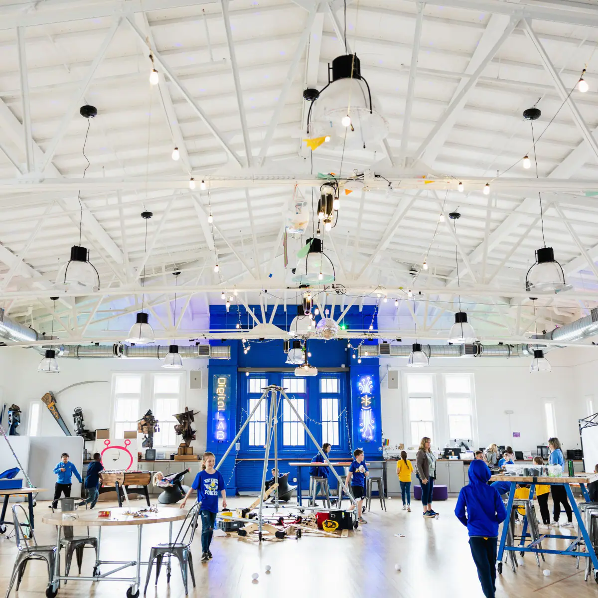 Curiosity Hall building area at Keystone Kidspace.