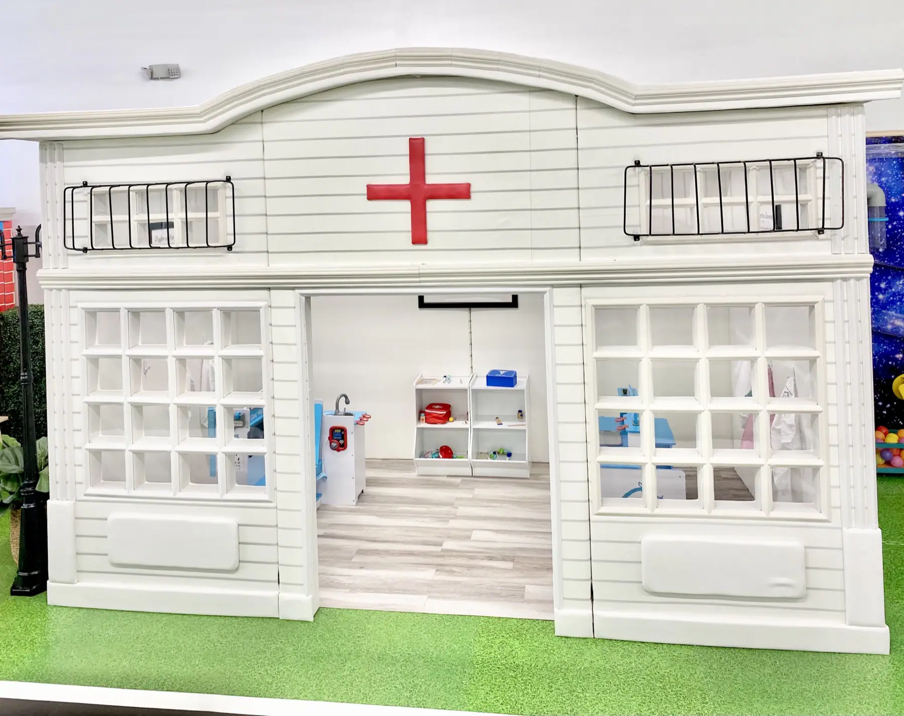 Soft-play and activity area at Giggles and Fun Houston.