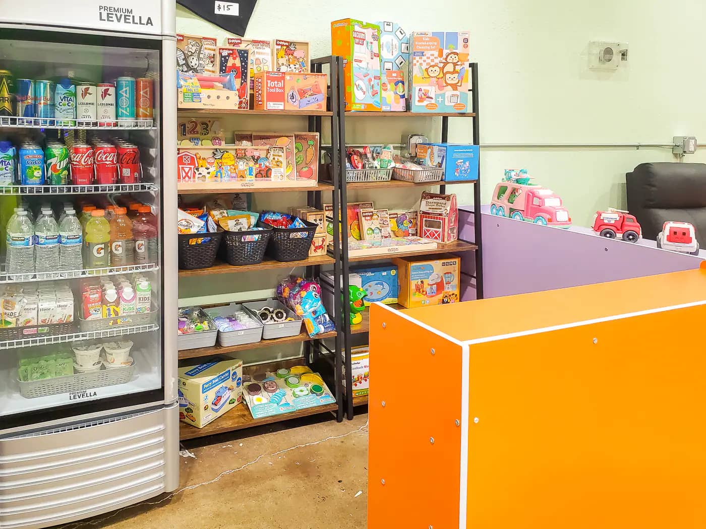 Slides and multilevel play at Kids Club Modesto