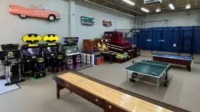 Arcade area inside Bette's Family Fun Center.