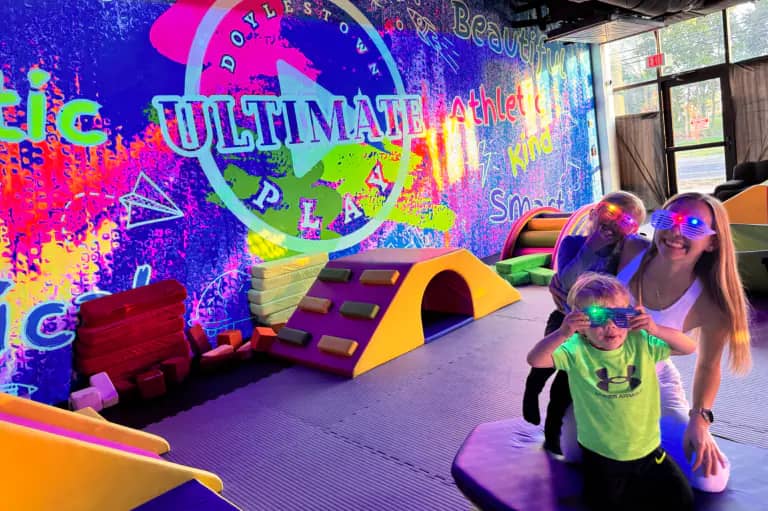 Age-appropriate soft-play equipment at Ultimate Play.