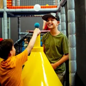 Ball blaster arena at Uptown Jungle Sandy
