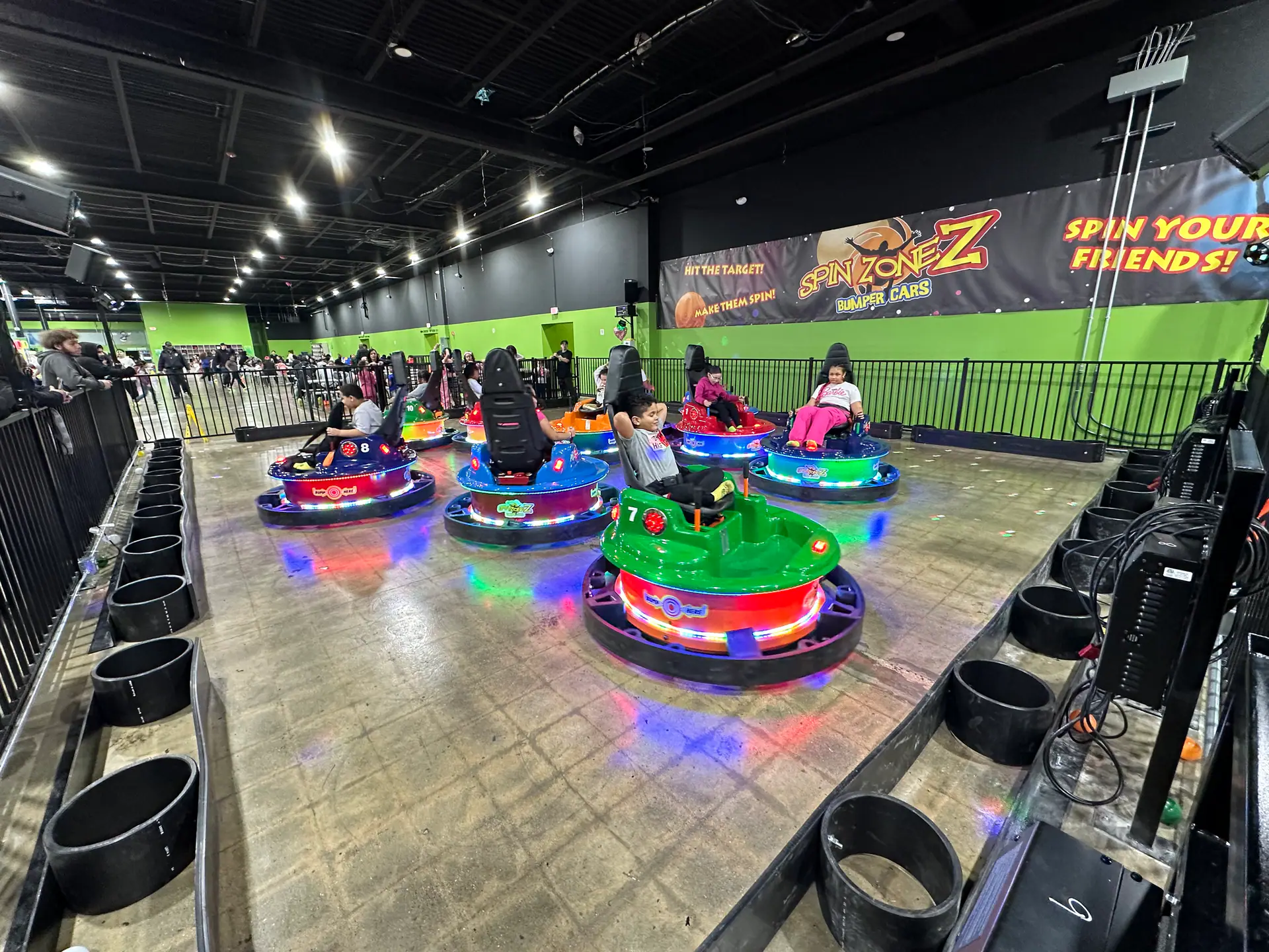 Indoor play and attraction area at Fun City Adventure Park.
