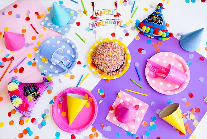 Birthday setup inside Imagination Place