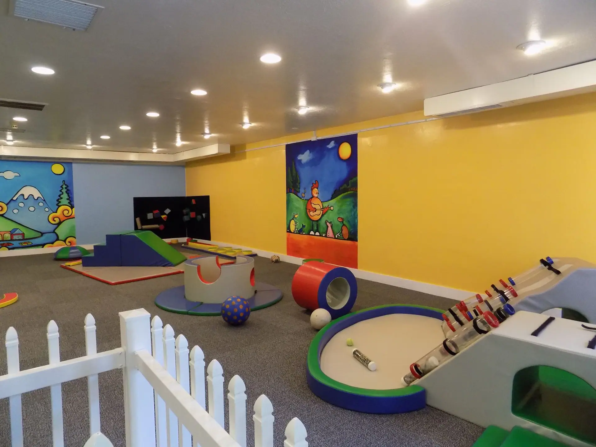 Toddler-focused play area inside E3 Children's Museum & Science Center.