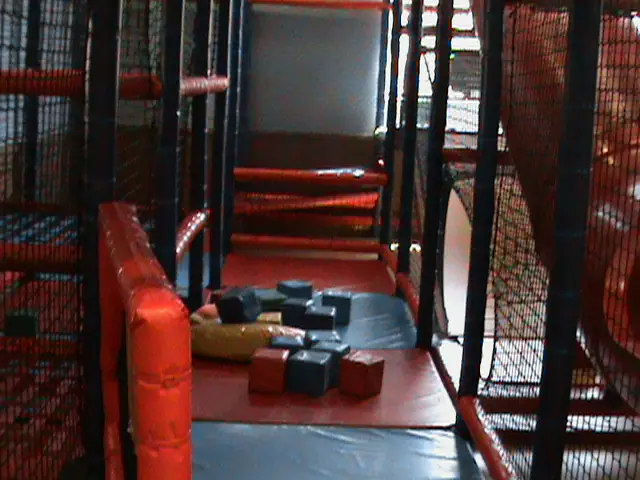 Interior view of the soft-play area at Fun Central.