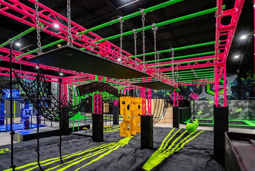 Ninja course at Fun Nation Action Park.