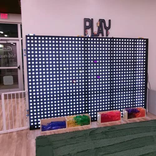 Play Harbor interior with role-play areas and toddler-friendly setup.