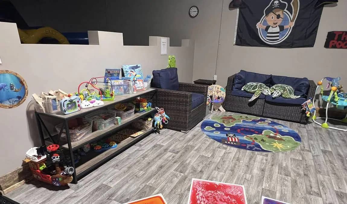 Pirate Port toddler and bounce area details