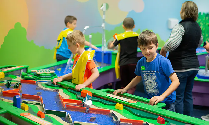 Group visit area at Kidzeum