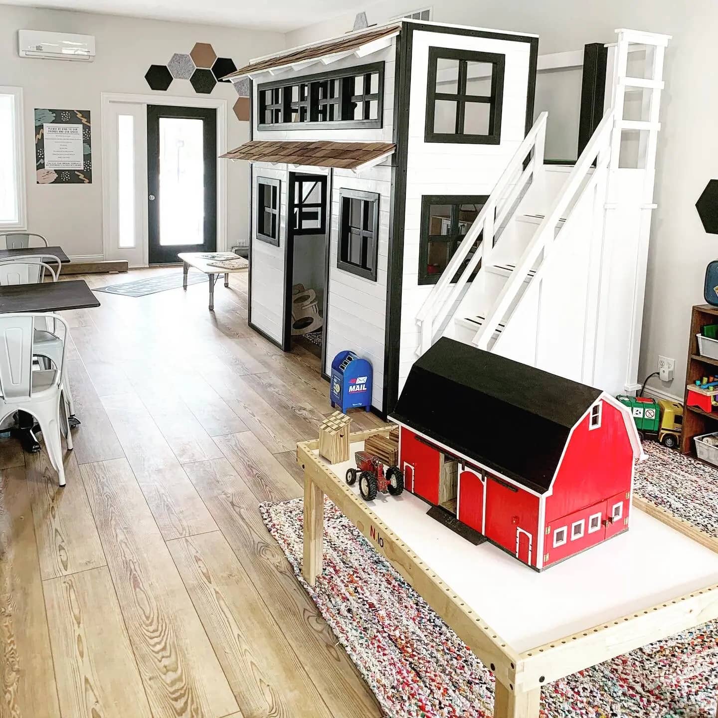 Pretend-play setup and toddler-friendly play space at EverPlay Cafe.