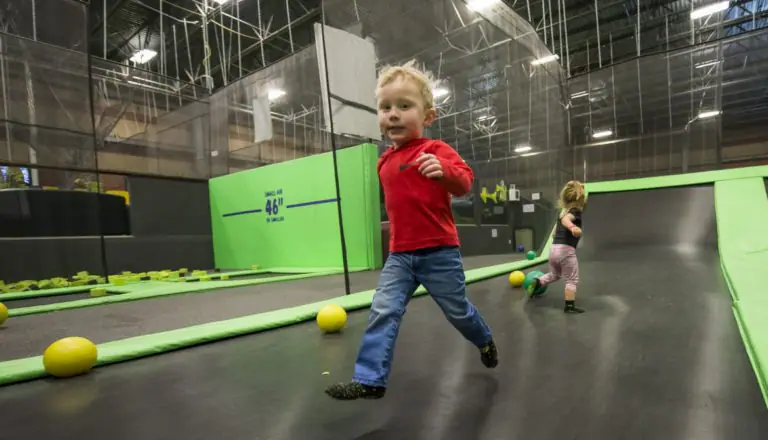Kiddie Court play area for younger jumpers at Get Air Billings.