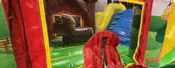 Close-up of inflatable play equipment at FunFlatables