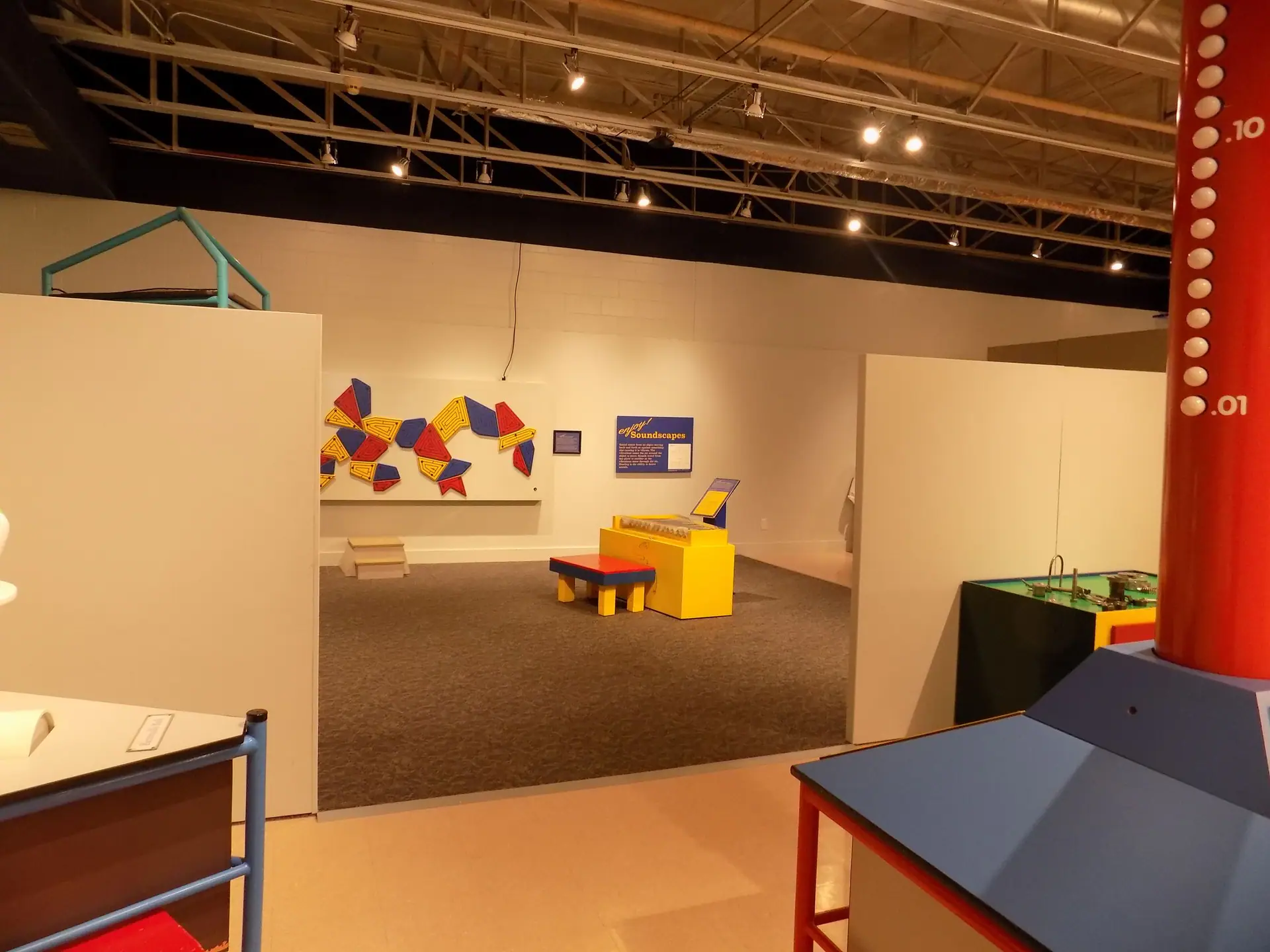 Another view of the exhibit floor at E3 Children's Museum & Science Center.