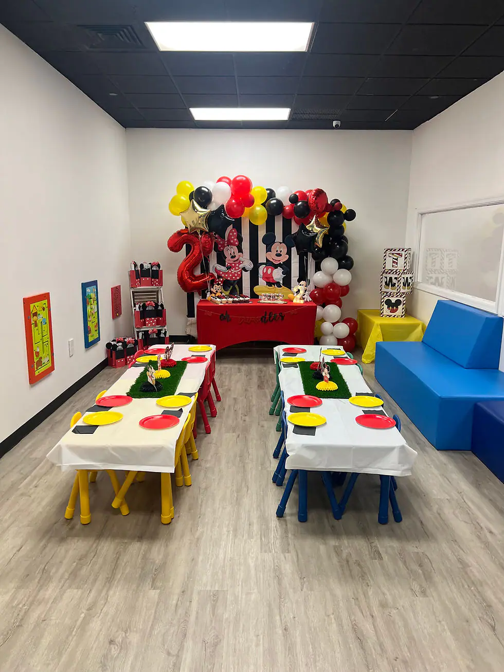 Birthday party room at Ohana Wondertown South Mall
