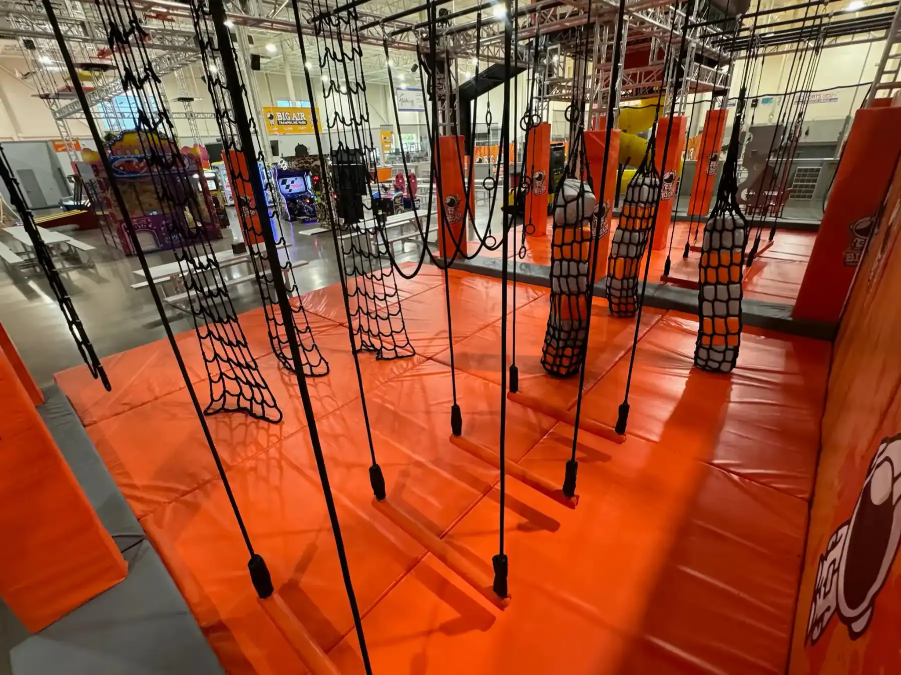 Gauntlet attraction at Big Air Columbus.