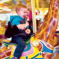 Carousel inside Giggleberry Fair
