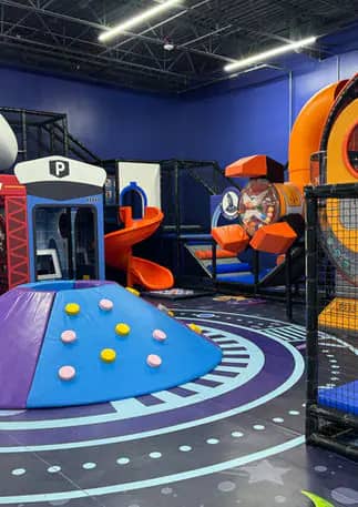 Additional toddler-focused play features at The Play Space - Webster.