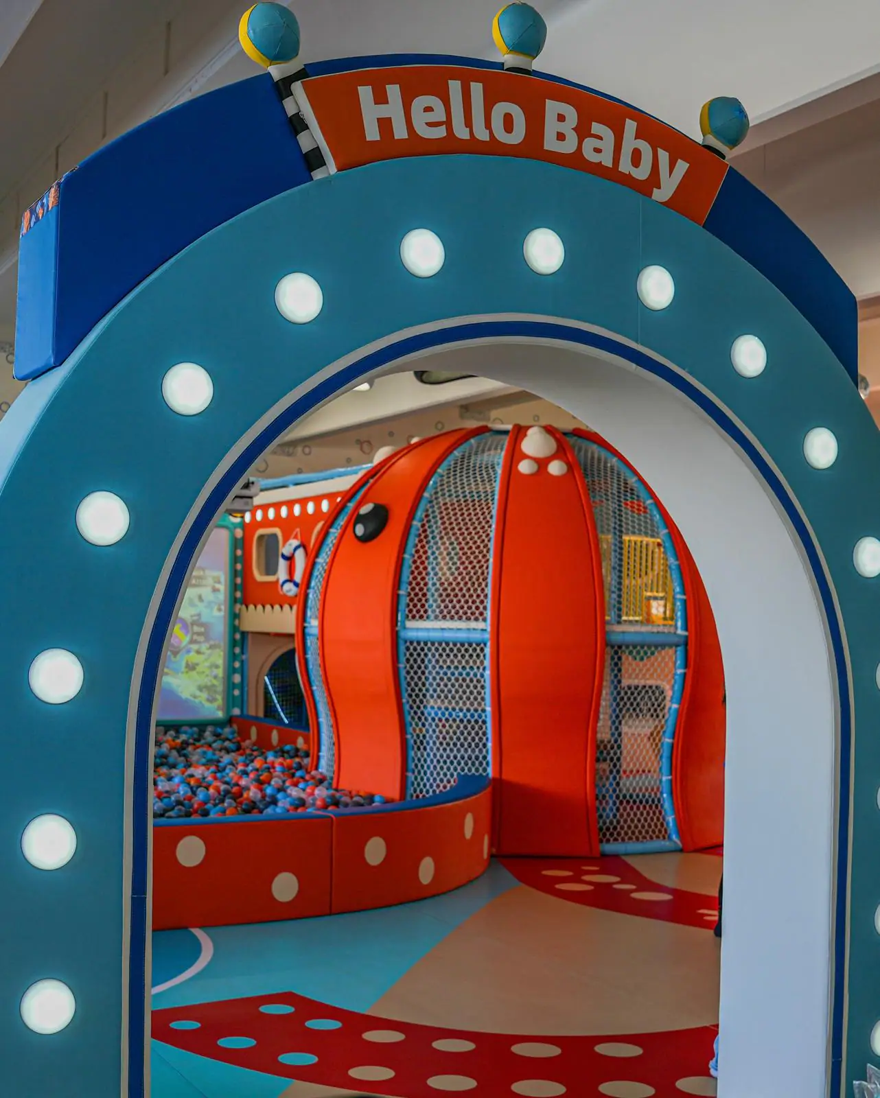 Indoor play area at Pkaboo Play Cafe in Dearborn