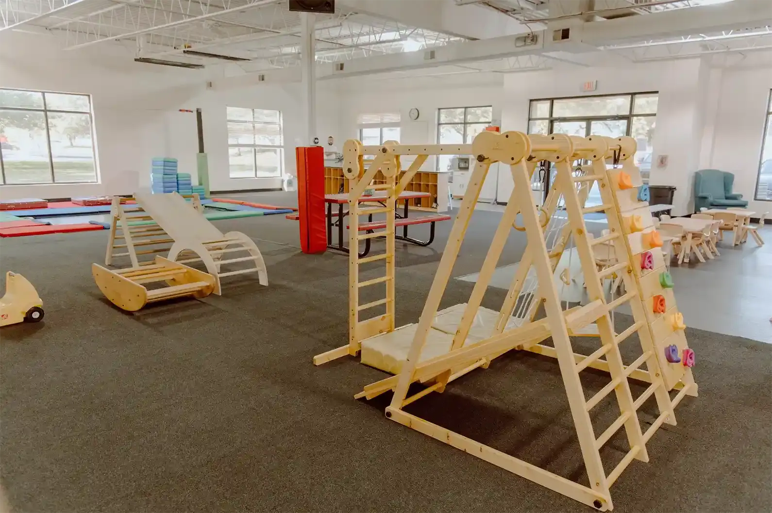 Indoor play area at Kids Cave Play Cafe in Omaha