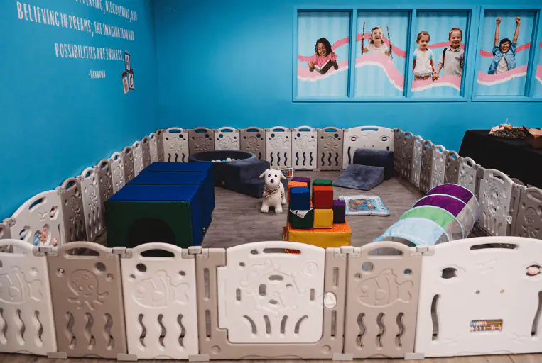Toddler soft-play area at Mia's Place CNY.