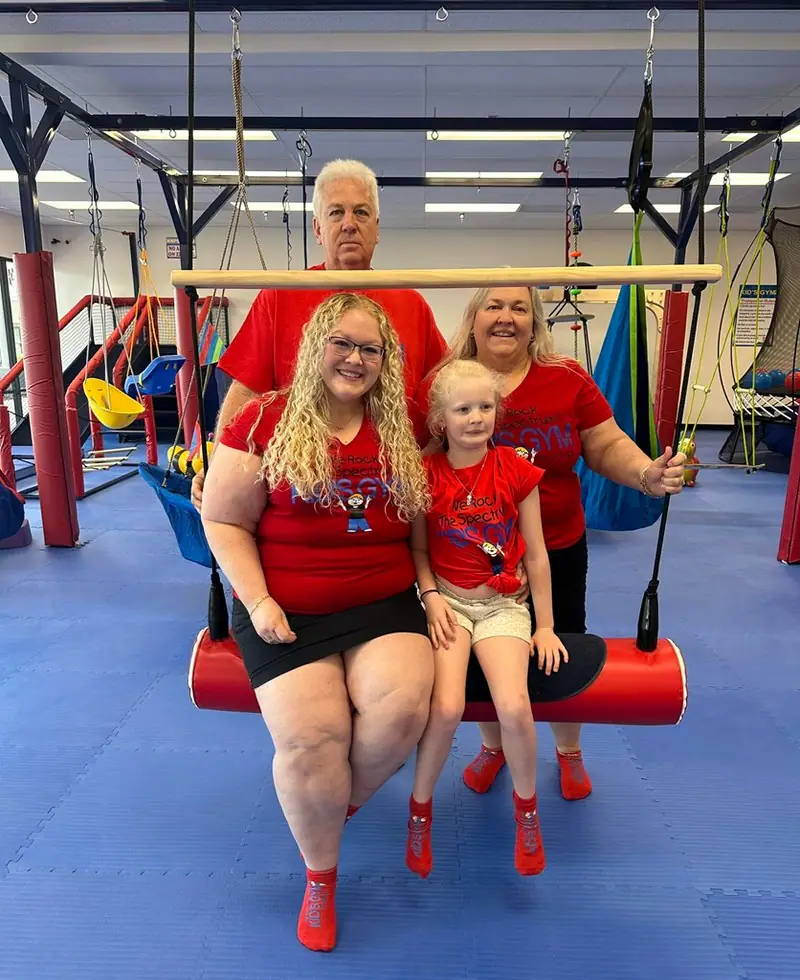 The interior play gym at We Rock the Spectrum North Orlando in Casselberry.