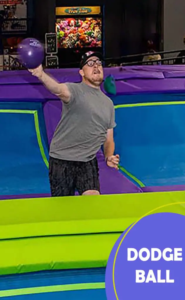 Dodgeball attraction at LEAP Manhattan.