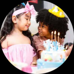 Birthday setup at Magnolia Play Cafe