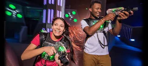 Laser tag arena at Malibu Jack's Quad Cities
