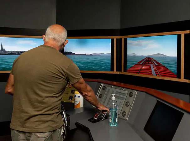 Interactive river exhibit inside River Discovery Center