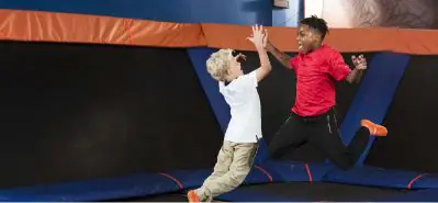 Sky Zone Montgomery trampoline attractions.