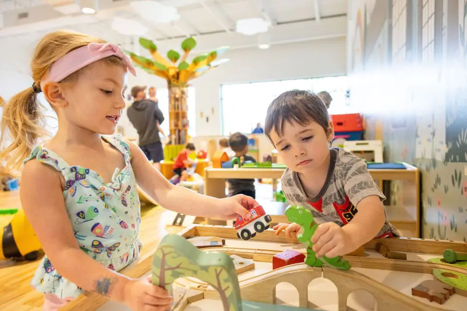 Main indoor play area at The Cub House Play Cafe in Clayton.
