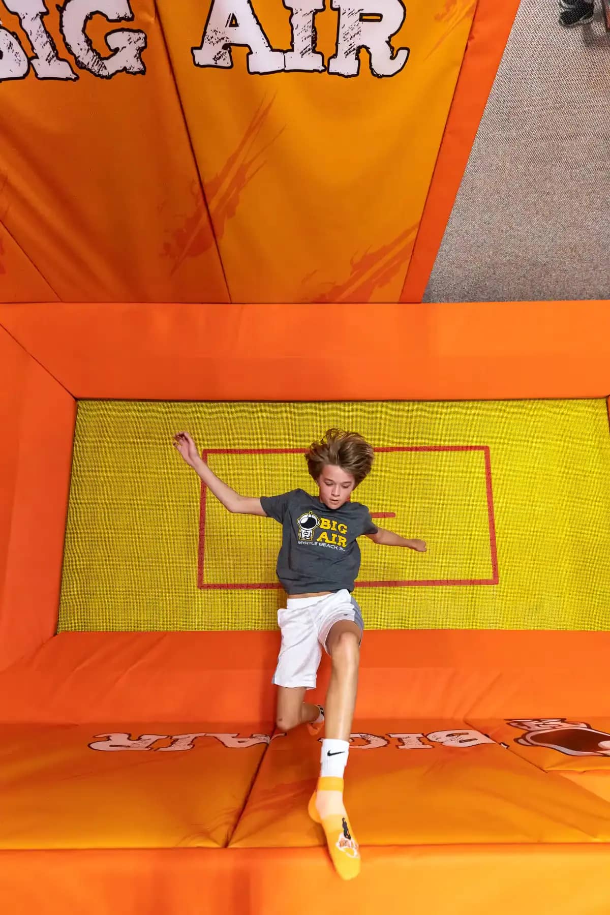 Performance trampoline area at Big Air Myrtle Beach