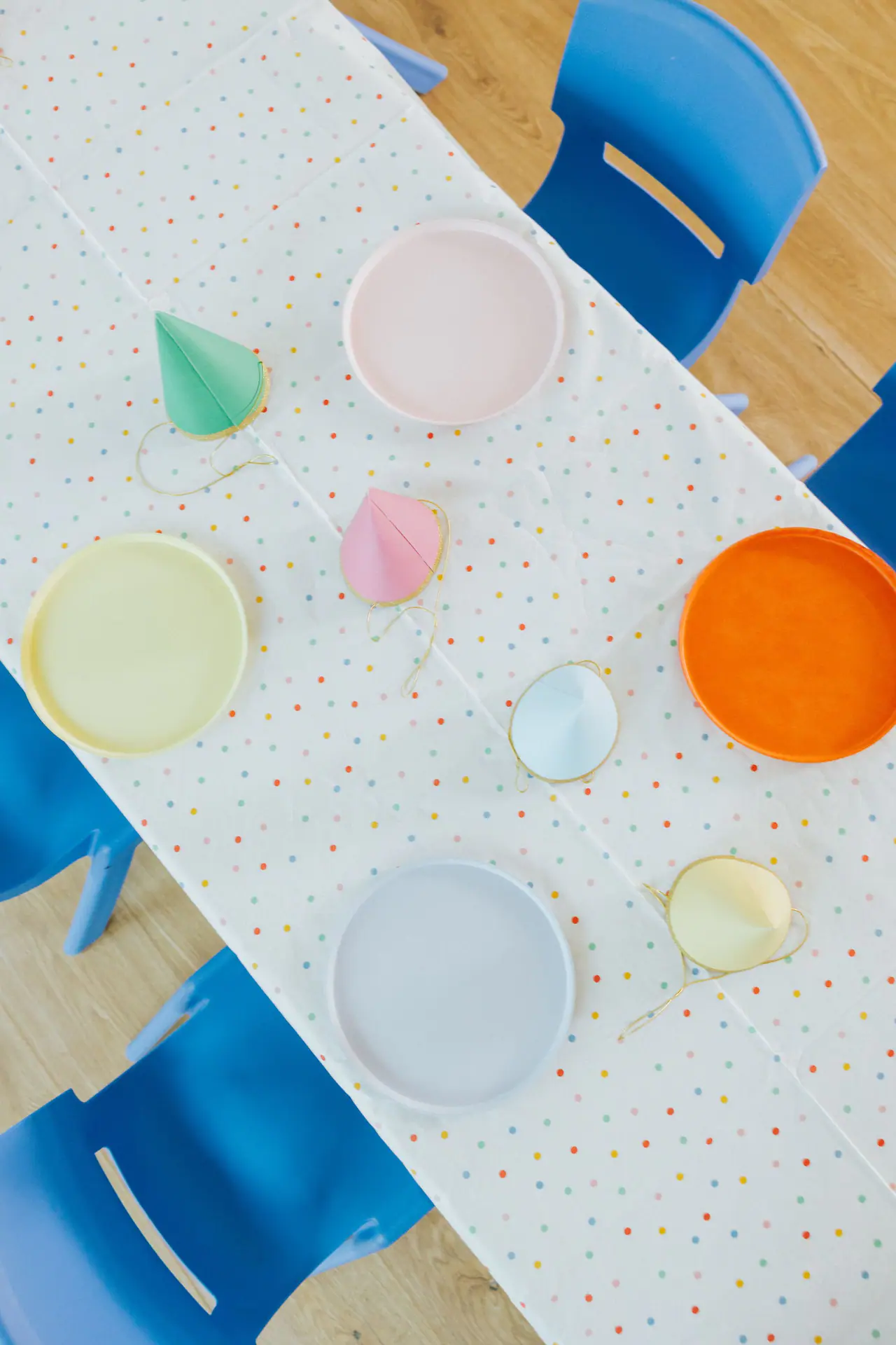 Party table setup at Raise Playspace.