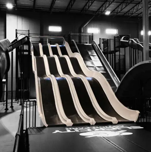 Fast Lane slide at Slick City Fort Myers.