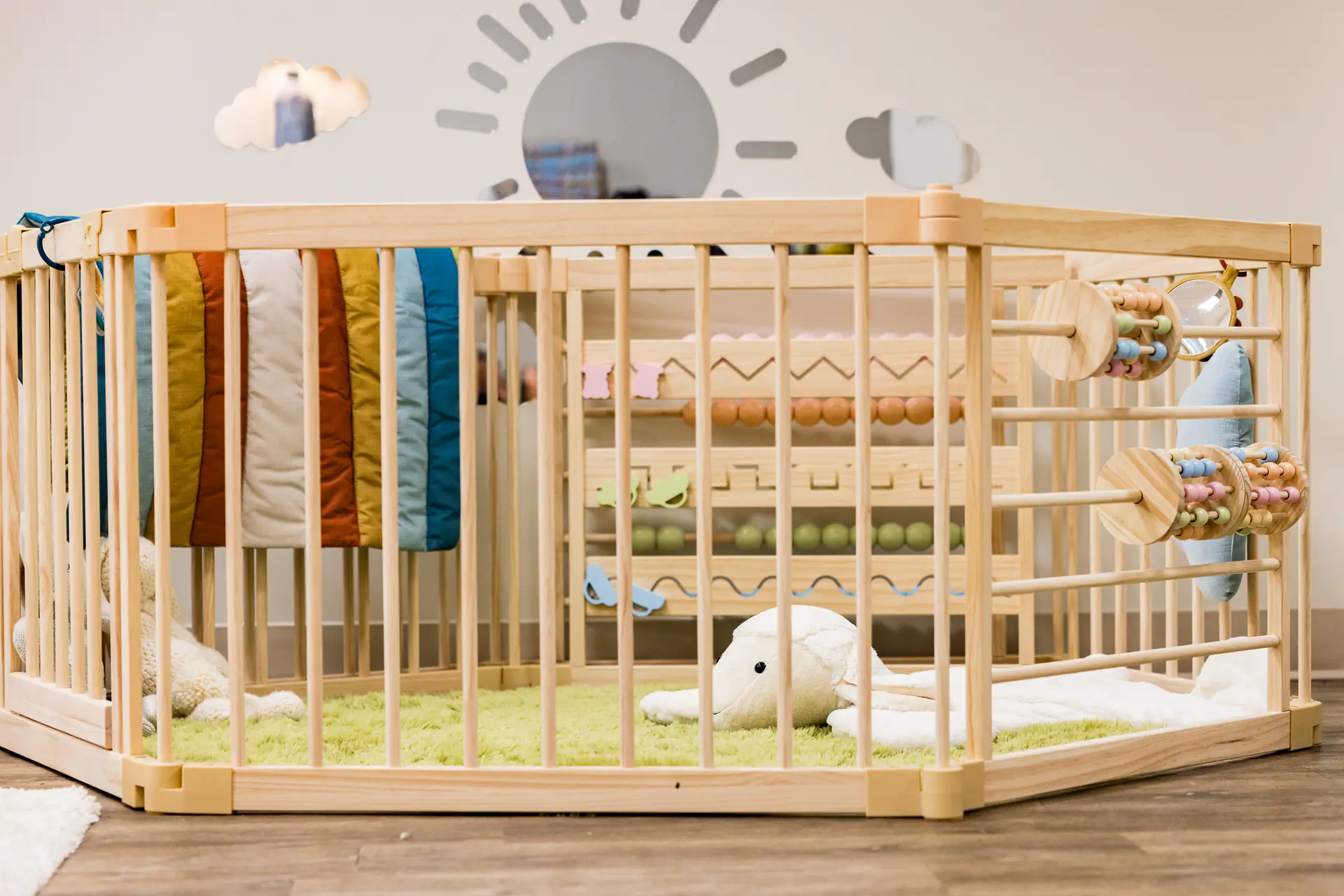 Infant-friendly sensory play area at The Clubhouse in Camden.