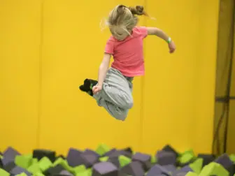 Foam pit attraction at Get Air New Port Richey.