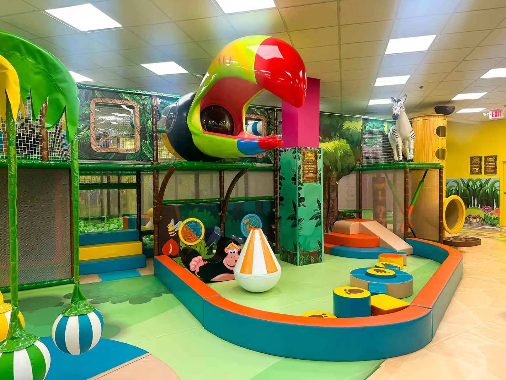 Additional play structure view at Kids Ultimate Playground in Nashua.