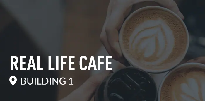 Real Life Café on the Post Falls campus.