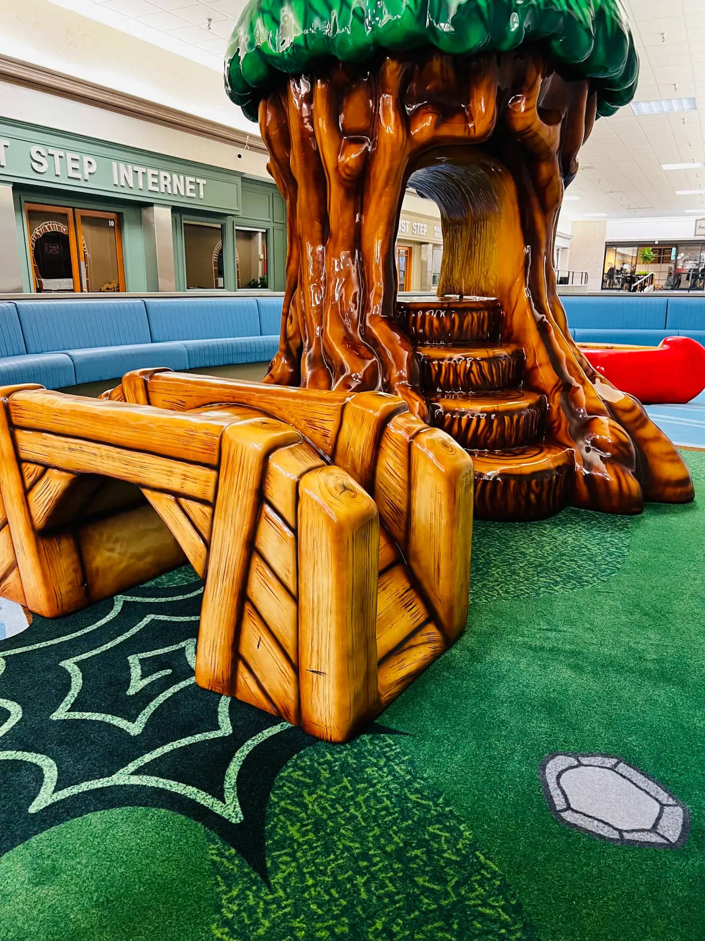 Toddler play area inside Cedar Creek Play Land.