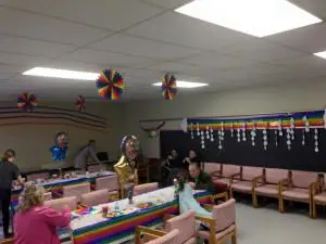 Party and seating room at Superior Playland.