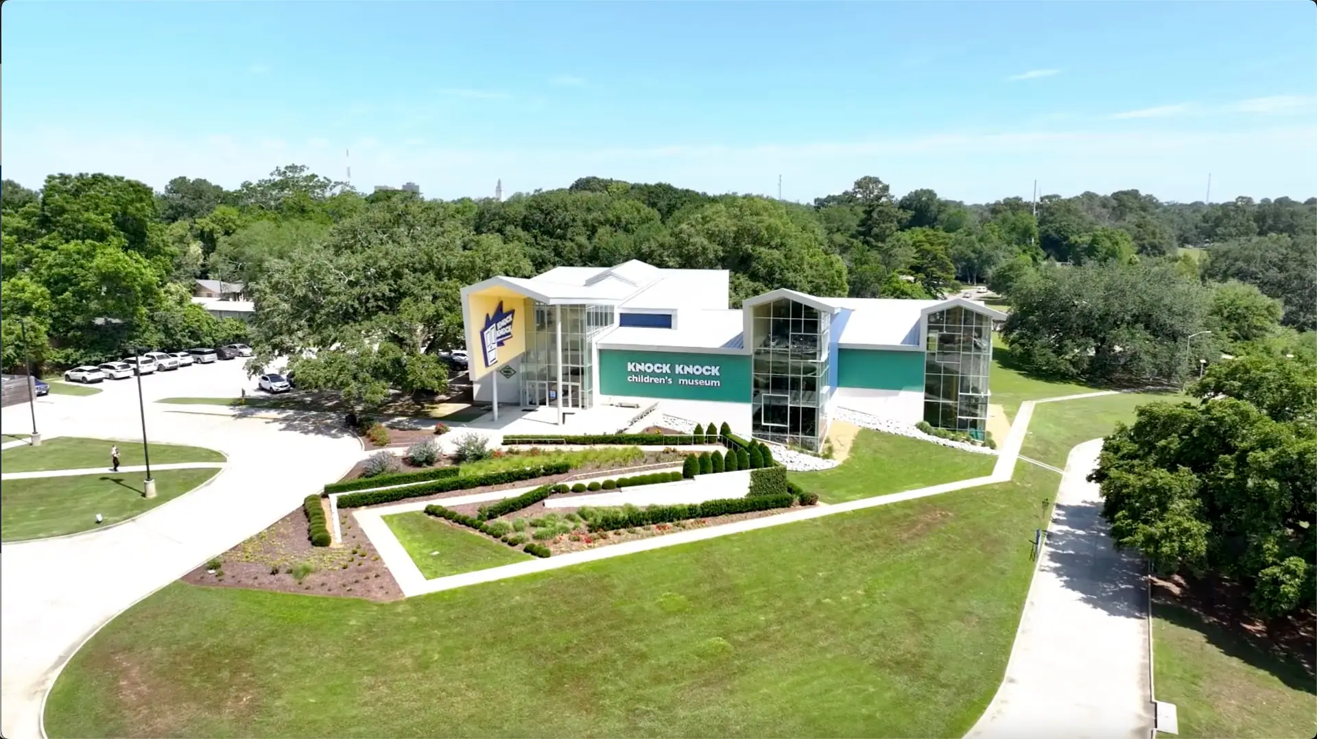 Exterior of Knock Knock Children's Museum in Baton Rouge.