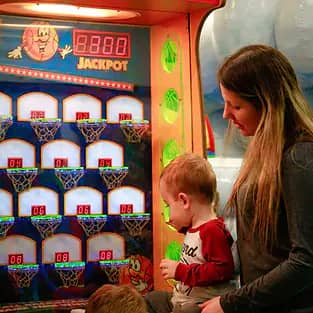 Arcade area at Jungle Joe's Family Fun Center.