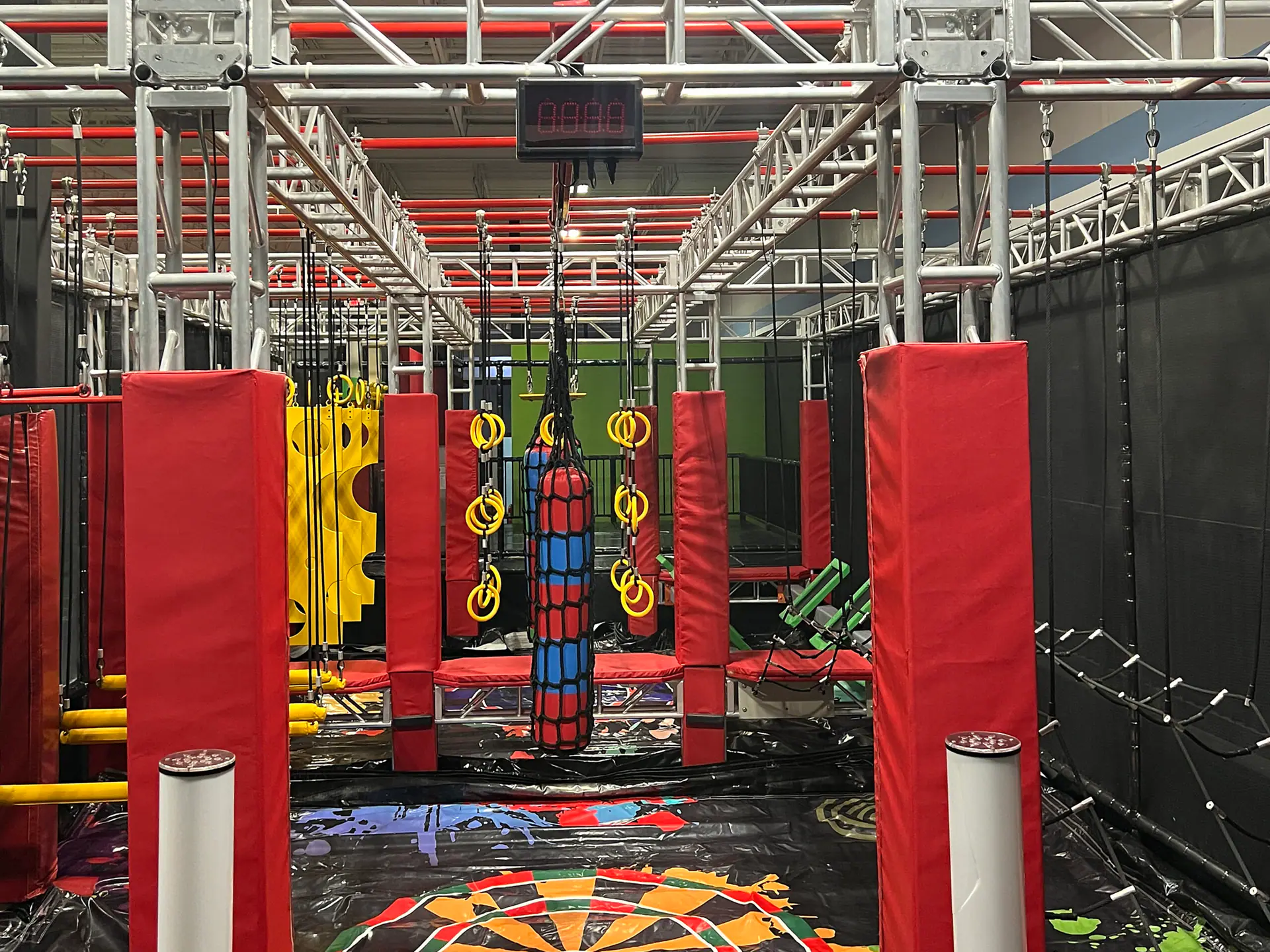 Ninja course at Mega Fun Park
