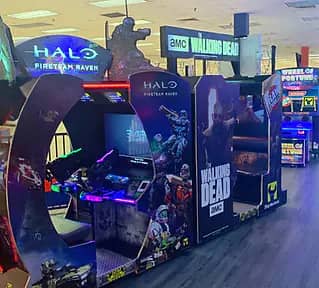 Arcade area at Xtreme Jump Adventure Park in Temple.