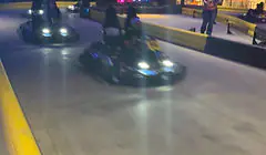 Indoor go-kart track at Astro Fun World