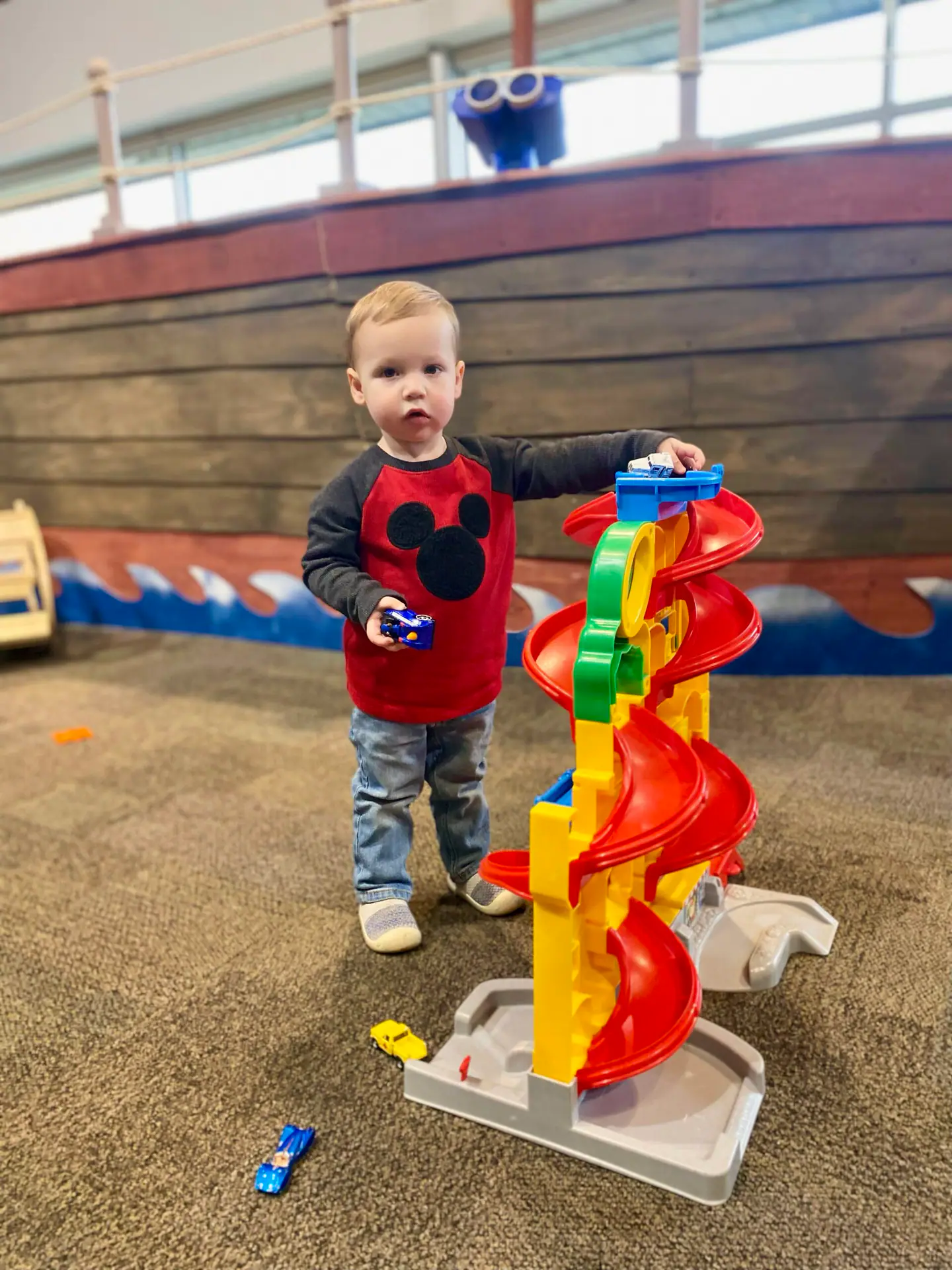 Toy and activity area at PlayZone.