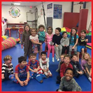 Kids participating in an event at We Rock the Spectrum Daphne