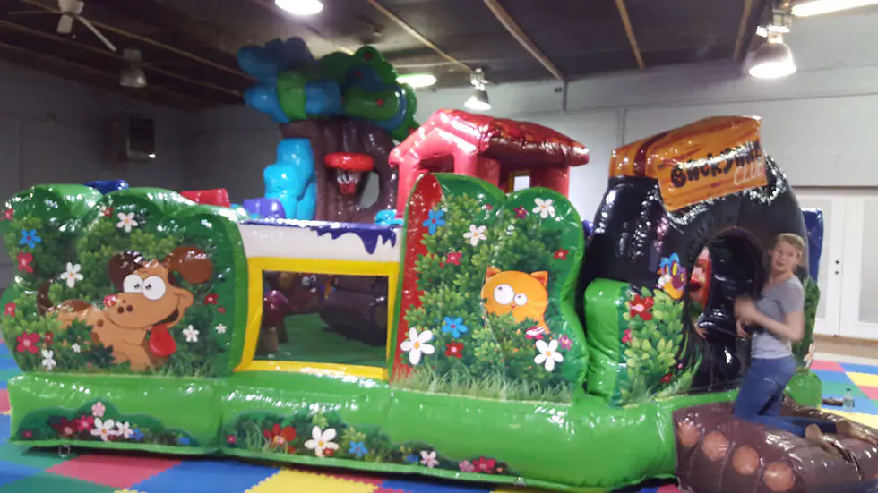 Party-ready play area at Fulton Fun Factory.